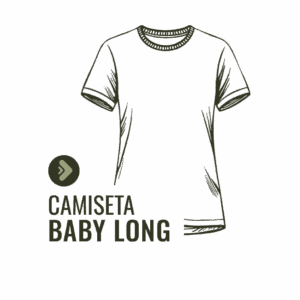 Icone da camiseta baby long - baby look