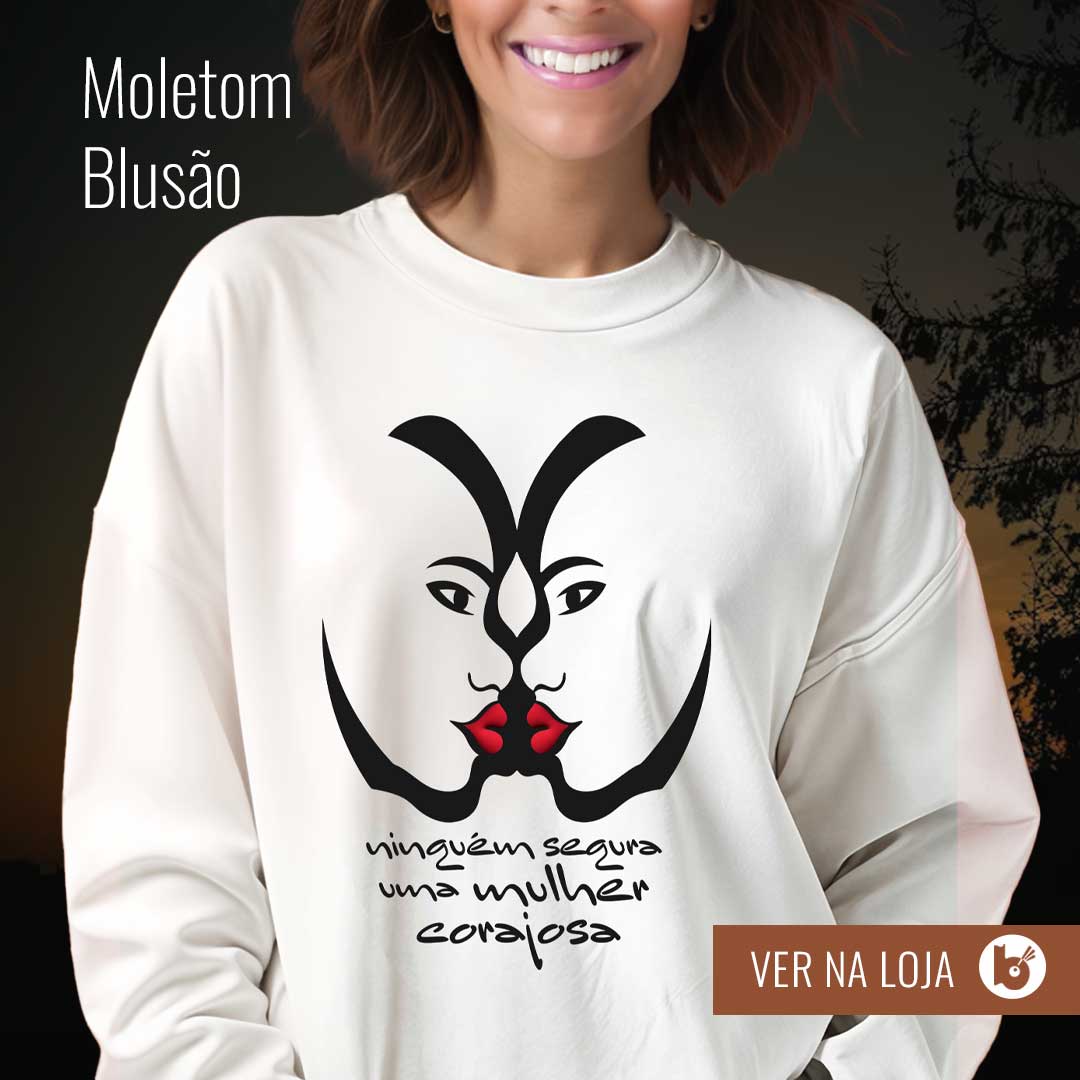 Imagem mulher corajosa -chamada para a compra